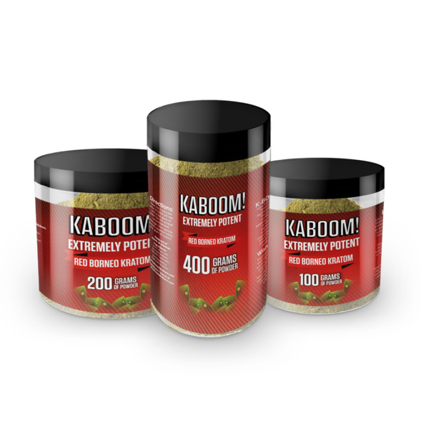 KABOOM Kratom Powder Red Borneo