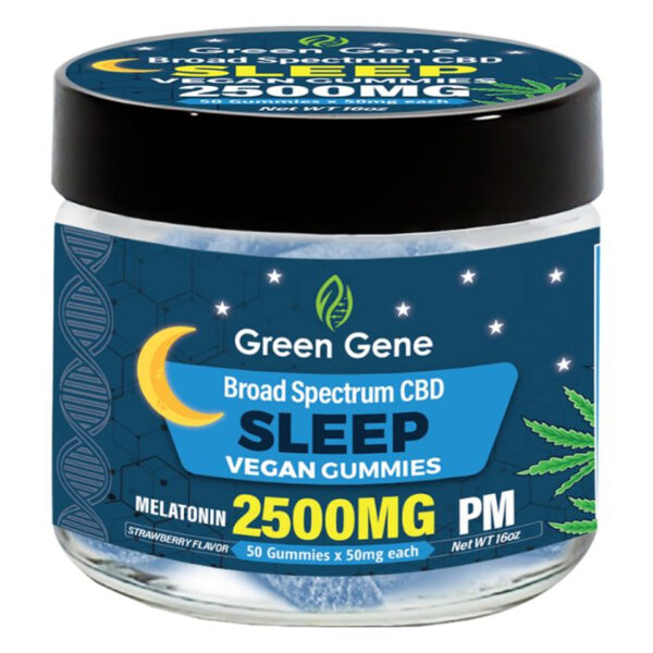 Green Gene Broad Spectrum Sleep CBD Vegan Gummies